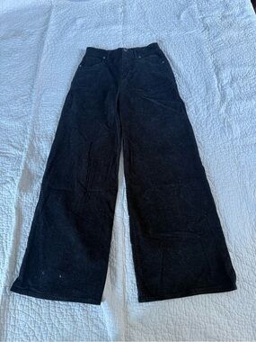 Madewell Black Wide-Leg Pants